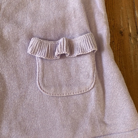 4/$20 kitchoun lavender button back sweater dress - Picture 3 of 4